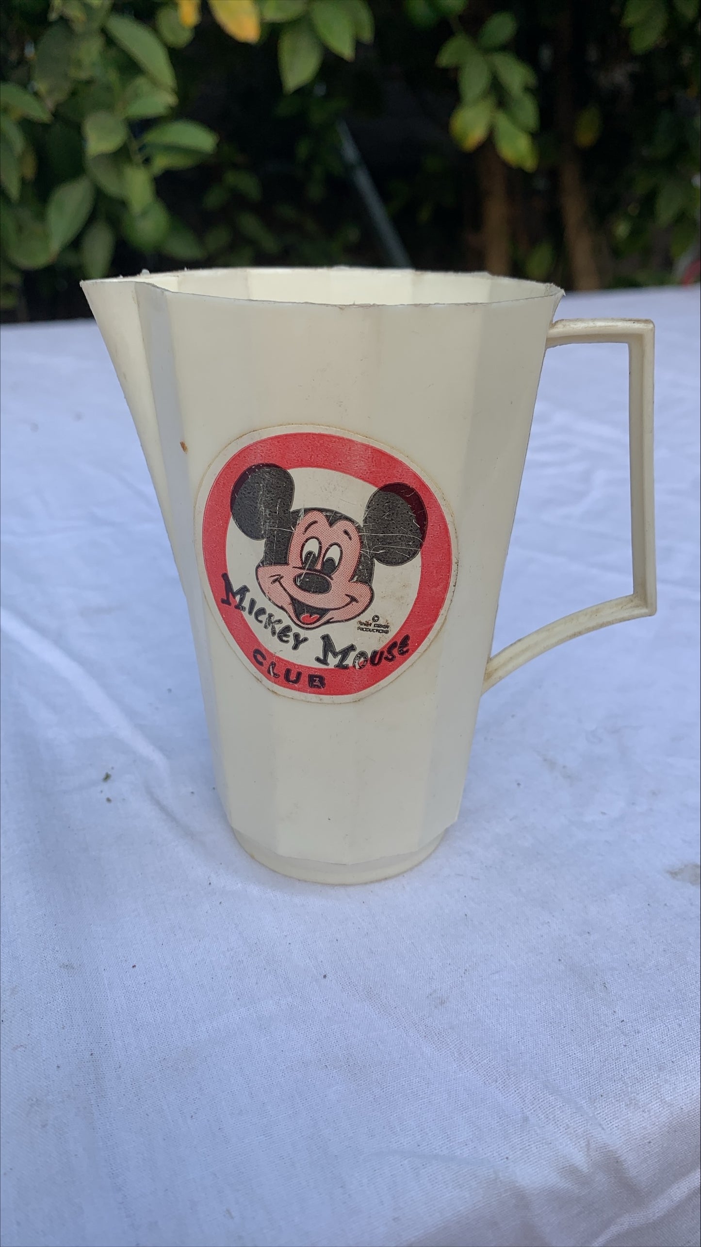 Micky Mouse club pitcher