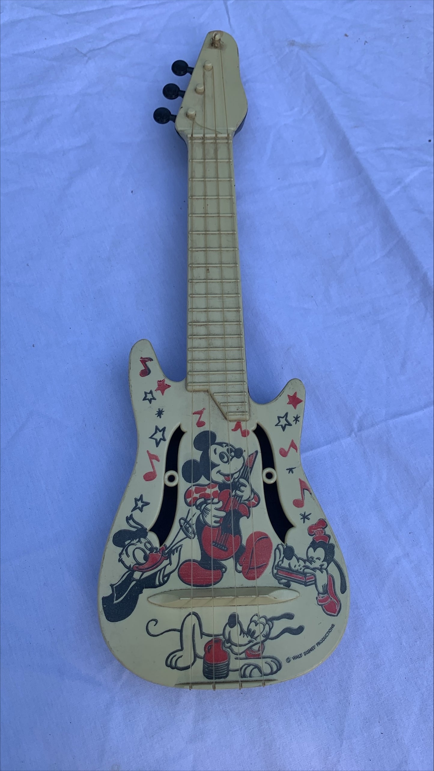 Mickey Mouse plastic guitar