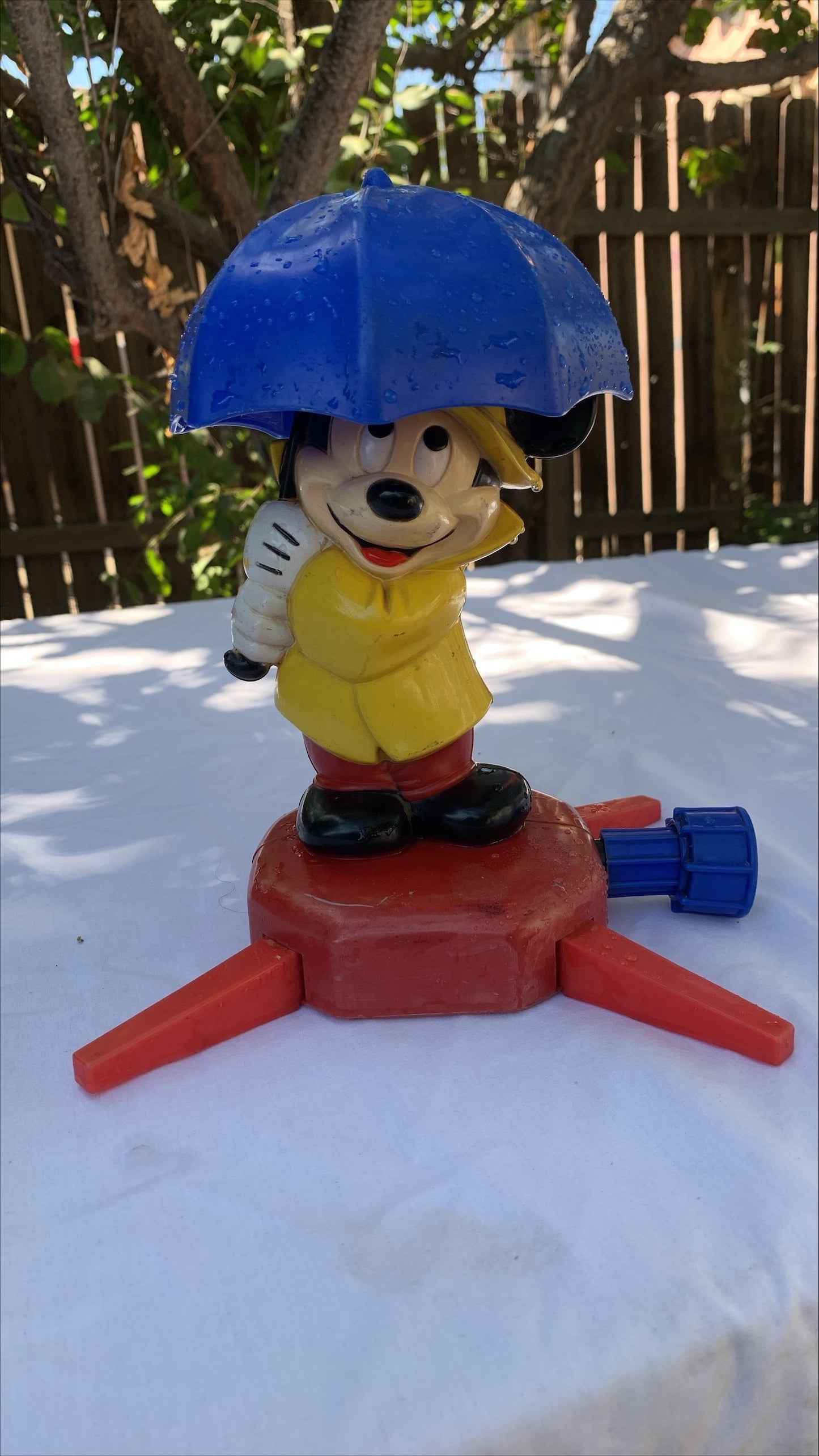 Mickey Mouse sprinkler