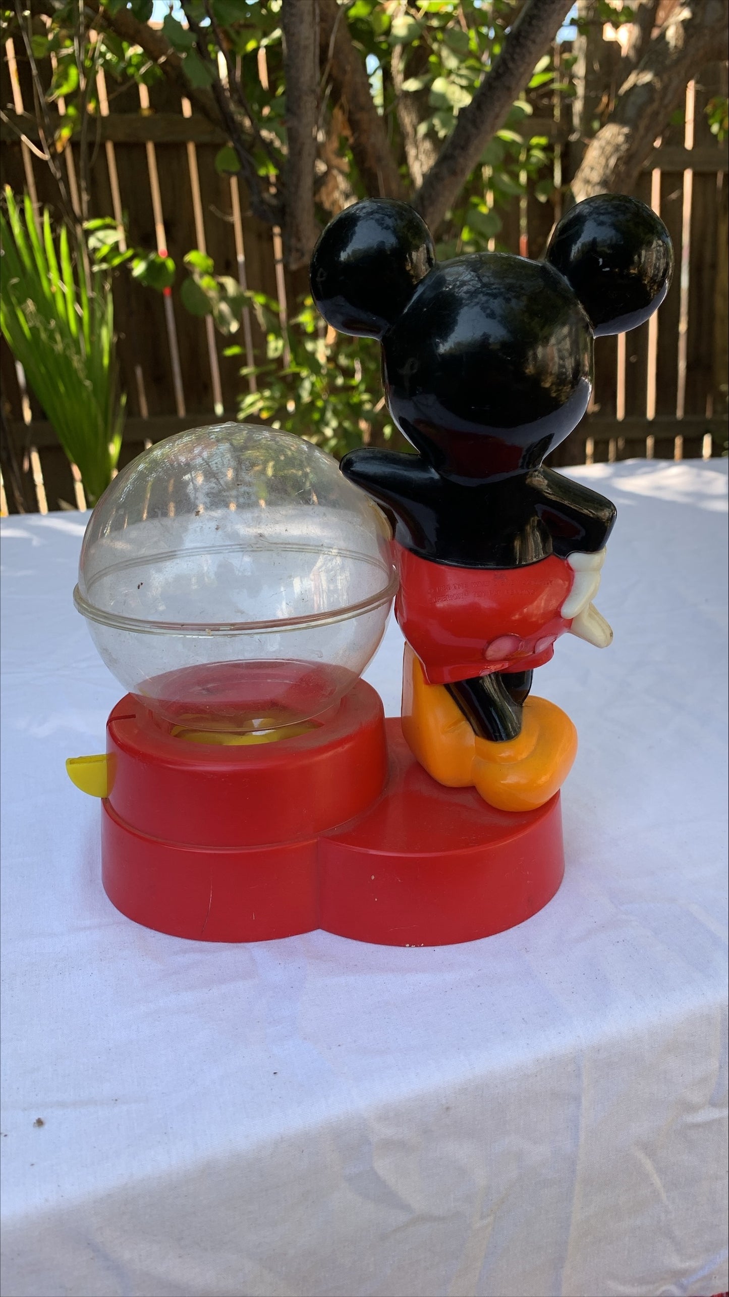 Mickey Mouse gum ball machine