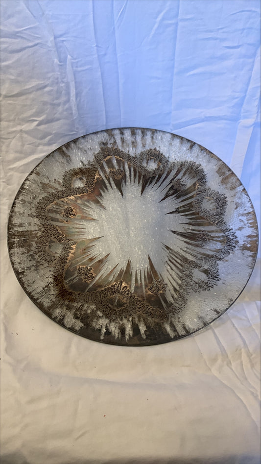 Vintage 1980's Resin Platter