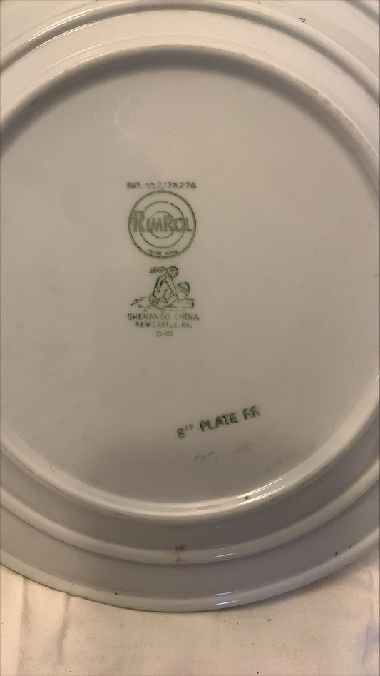 RimRol Shenango China Plate