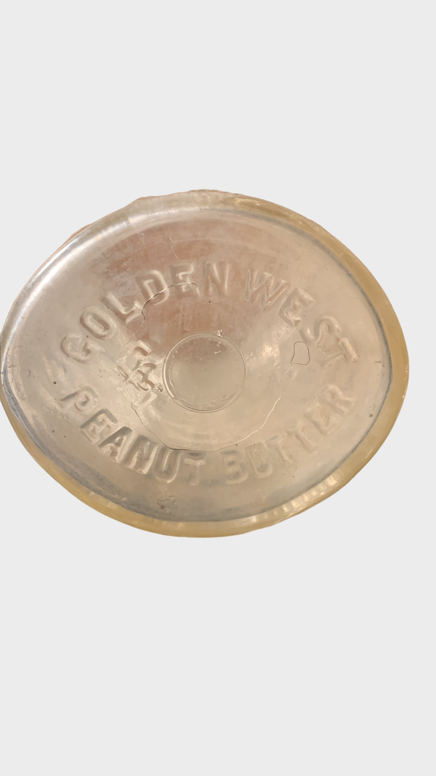 Golden West Peanut Butter Jar