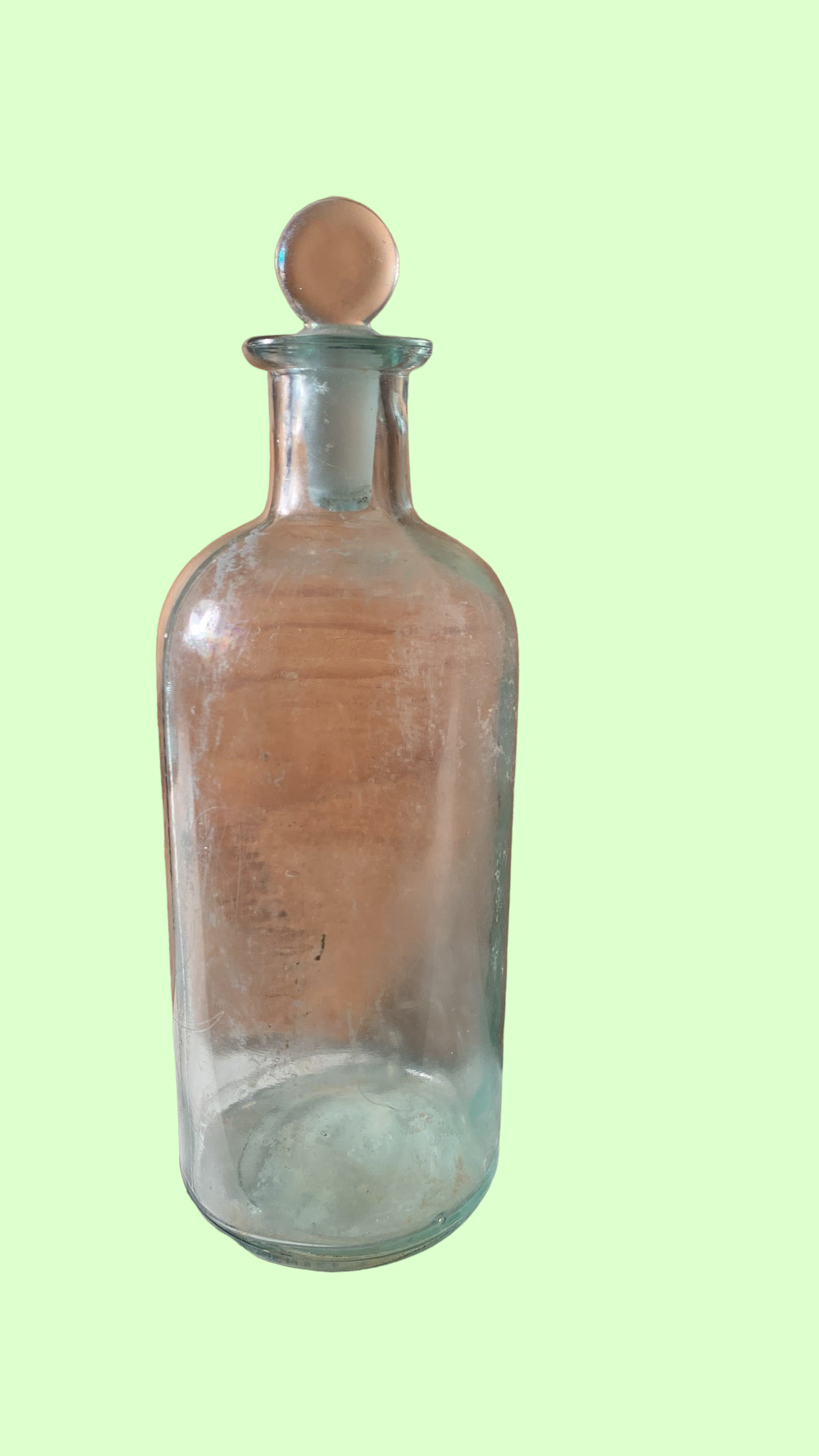 Vintage Clear Bottle