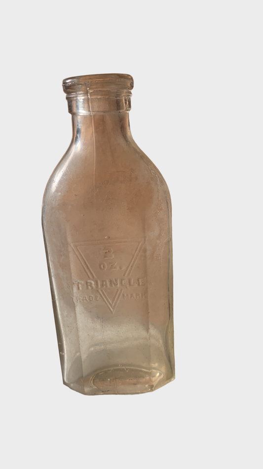 Vintage Triangle Trademark Bottle