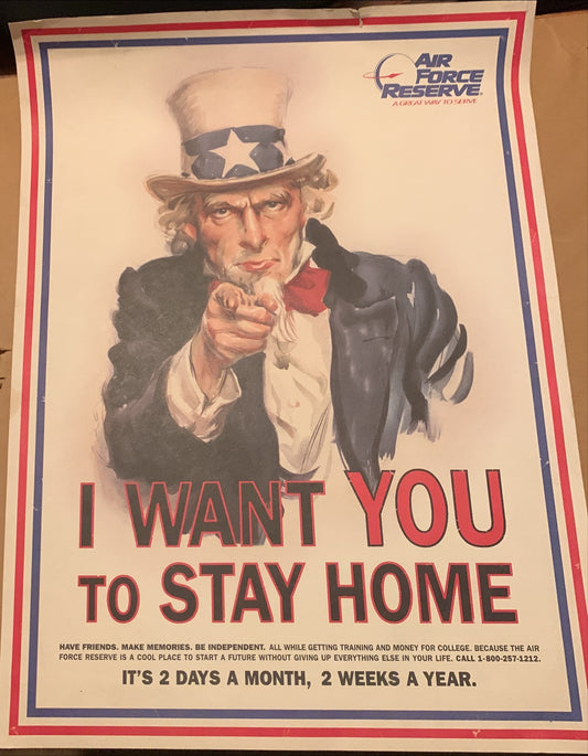 1950's Uncle Sam Recruiting Poster