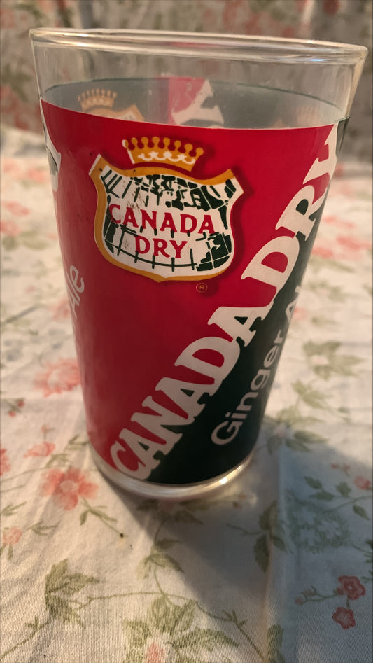 Canada Dry Glass