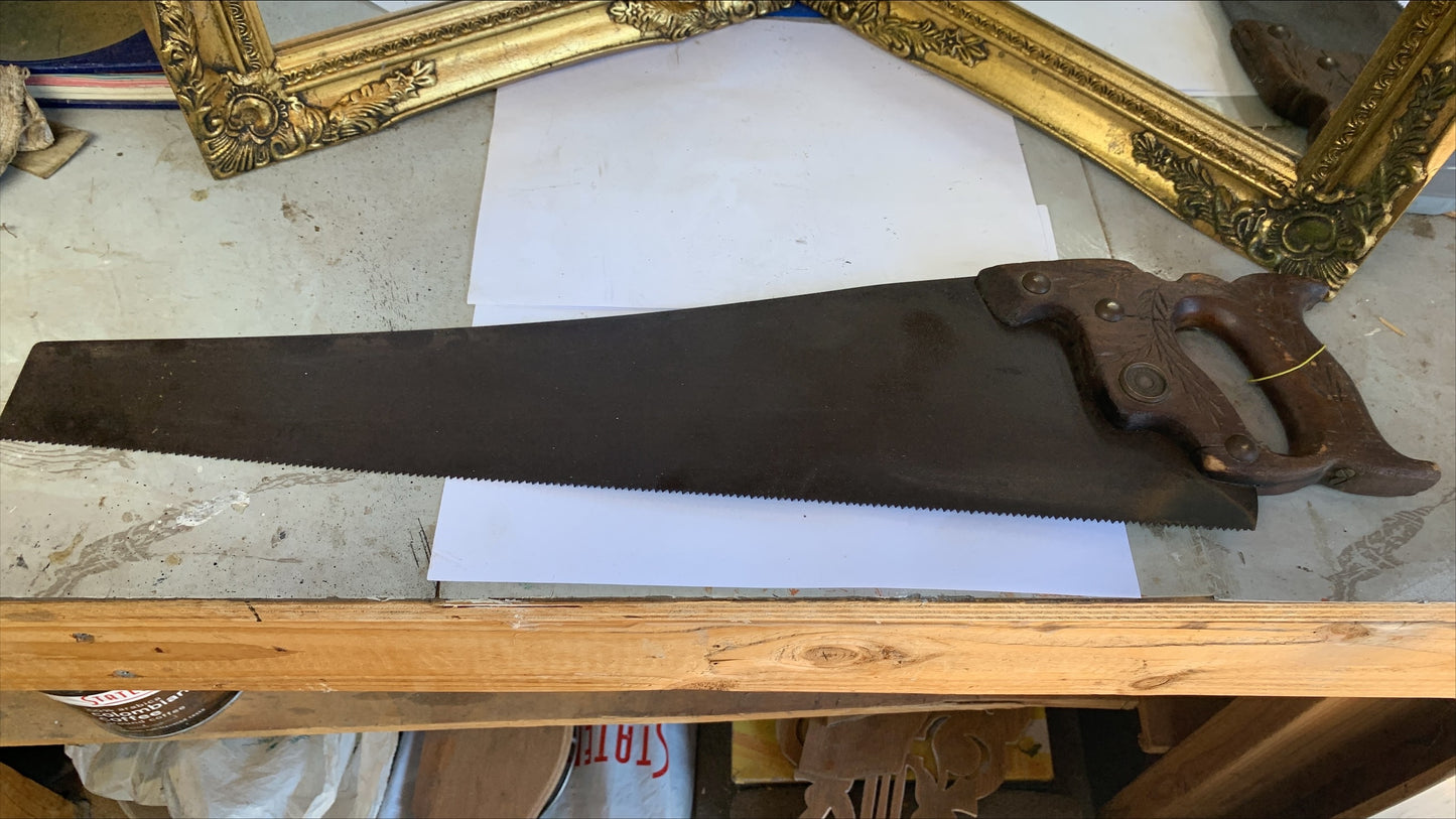 Vintage Hand Saw