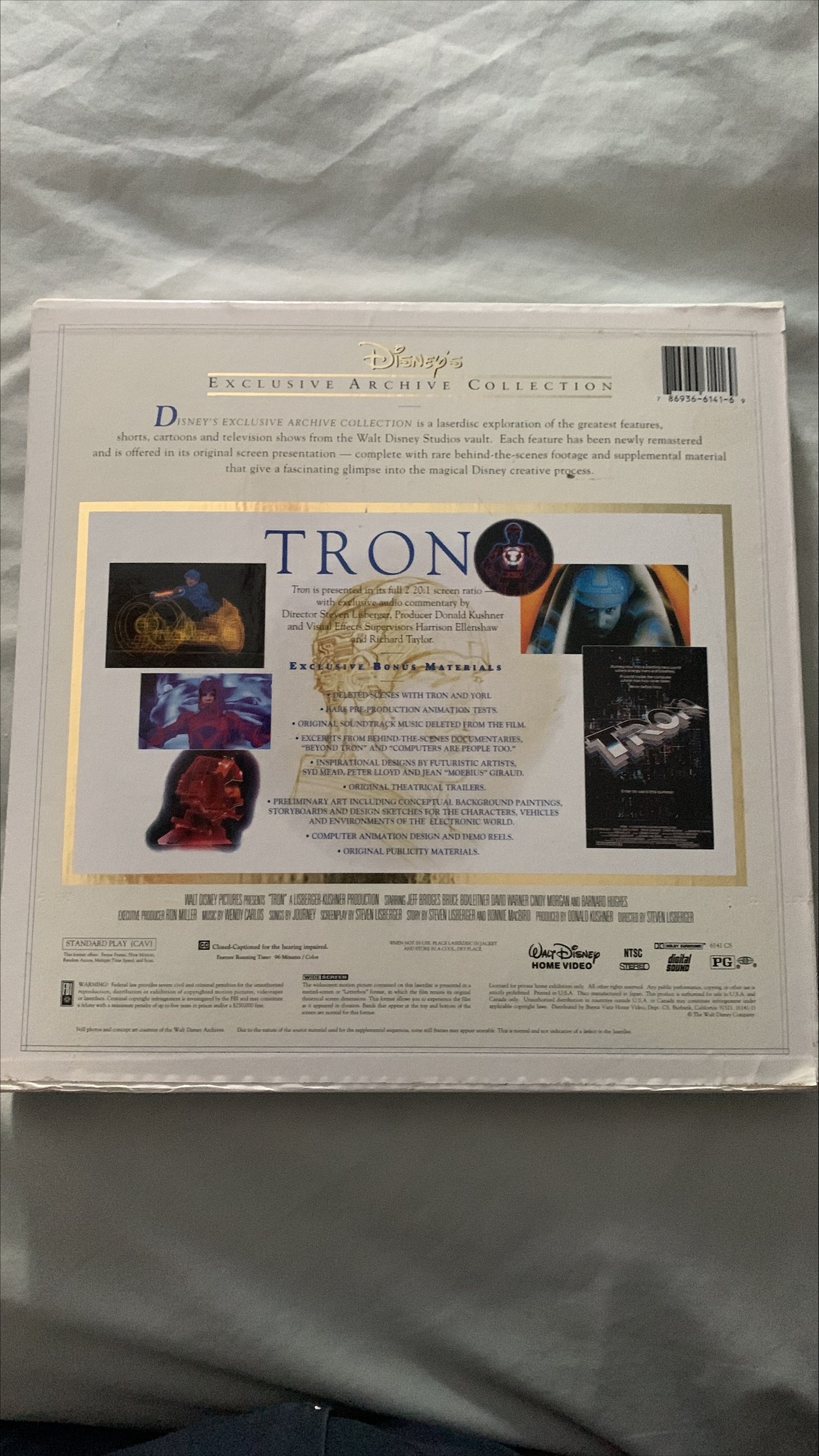 Disney's Tron Laserdisc